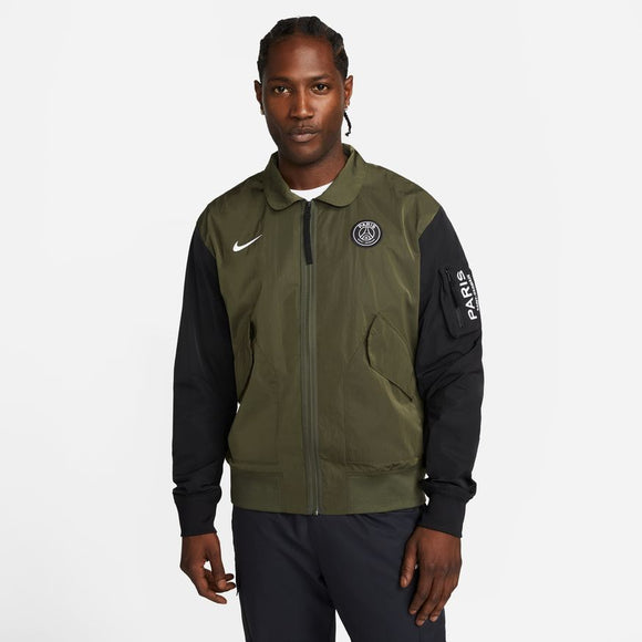 Station Stijgen overschrijving Nike Paris Saint-Germain Men's Unlined Full-Zip Bomber Jacket – Strictly  Soccer Shoppe