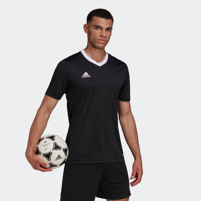 Load image into Gallery viewer, adidas Entrada 22 Soccer Jersey Black
