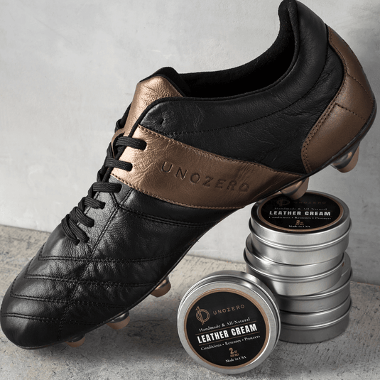 Unozero Modelo 1.0 Firm Ground Soccer Cleats Black Gold