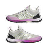 Mens adidas adizero Ubersonic 4 M Heat White Pink Tennis Shoes