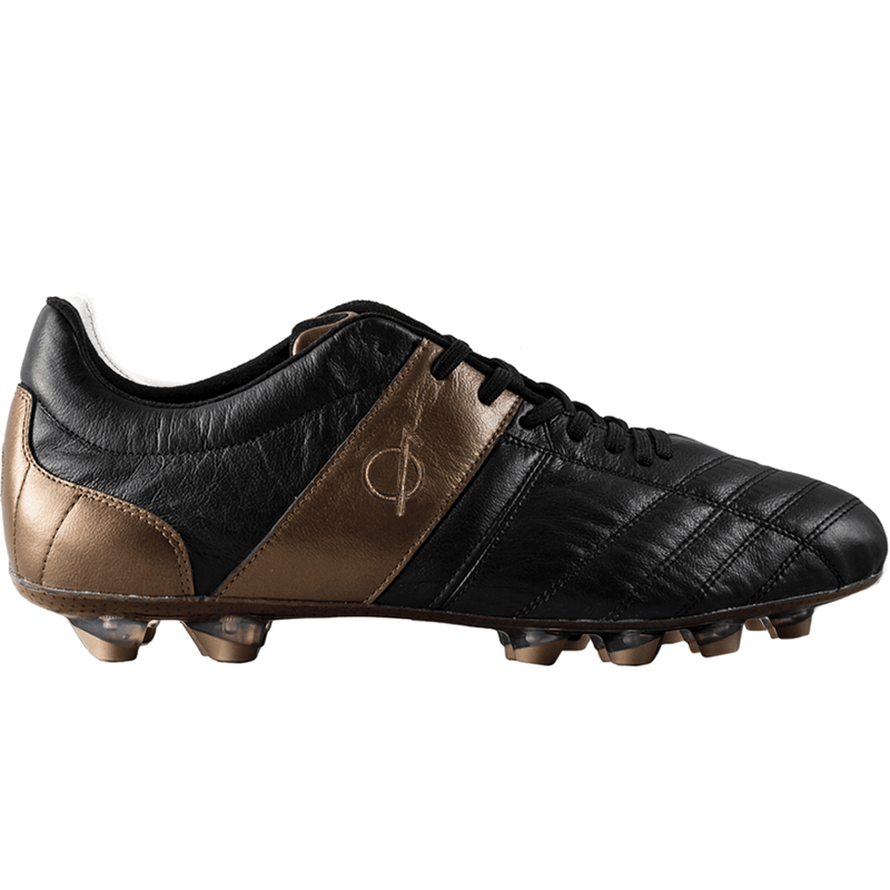 Load image into Gallery viewer, Unozero Modelo 1.0 Firm Ground Soccer Cleats Black Gold
