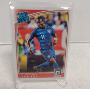Timothy Weah US Mens National Team Rated Rookie Optic 2018/2019 Donruss Soccer Panini