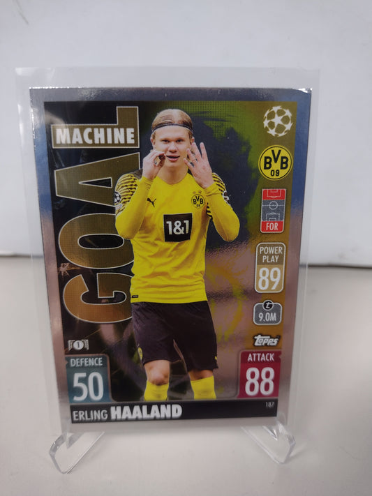 Erling Haaland Dortmund Goal Machine Topps Match Attax Champions League 2021-22