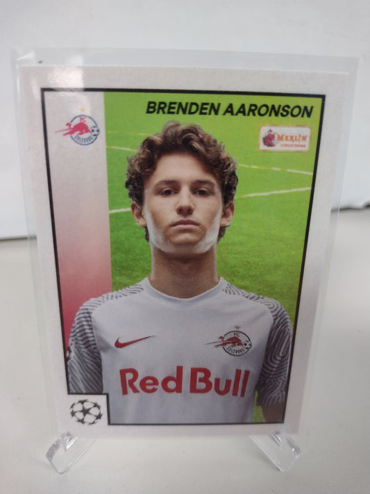 Brenden Aaronson Salzburg 2021-22 Topps Merlin Heritage 97 Base Card #88