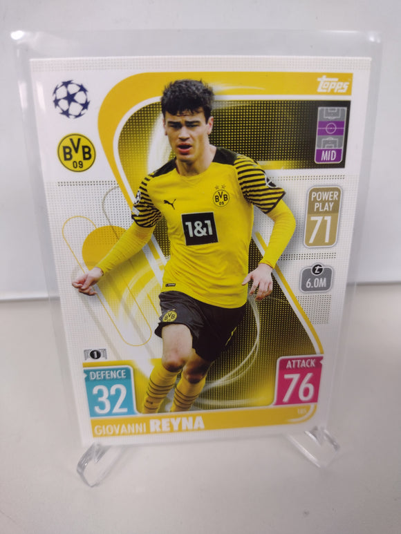 Giovanni Reyna Dortmund Topps Match Attax Champions League 2021-22