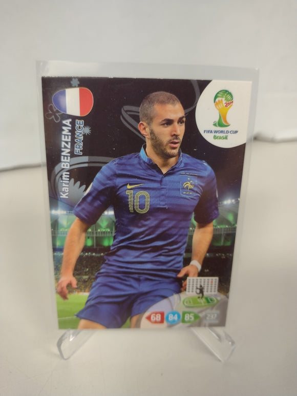 Karim Benzema France World Cup 2014 Panini Adrenlyn XL