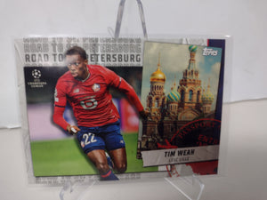 Tim Weah LOSC Lille Topps Champions League 2021-22 Road To St. Petersburg Insert