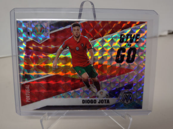Diogo Jota Portugal Panini Prizm Mosaic Euro 2020 Give and GO