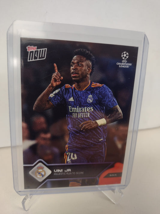 Vini Jr Real Madrid Topps Now #146 Champions League Majestic Run To Score