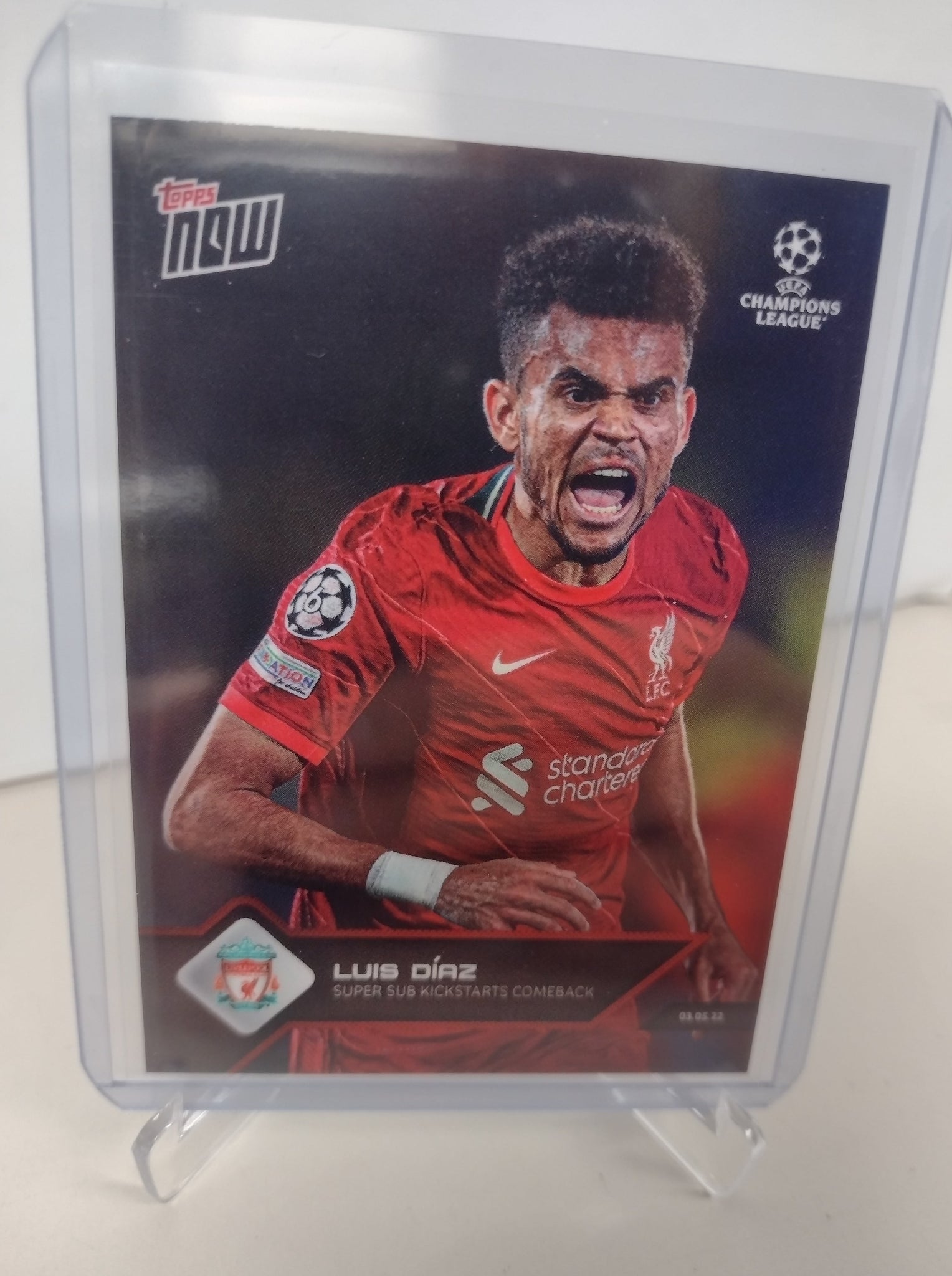 Luis Diaz Liverpool Topps Now #151 Champions League Super Sub – Strictly  Soccer Shoppe