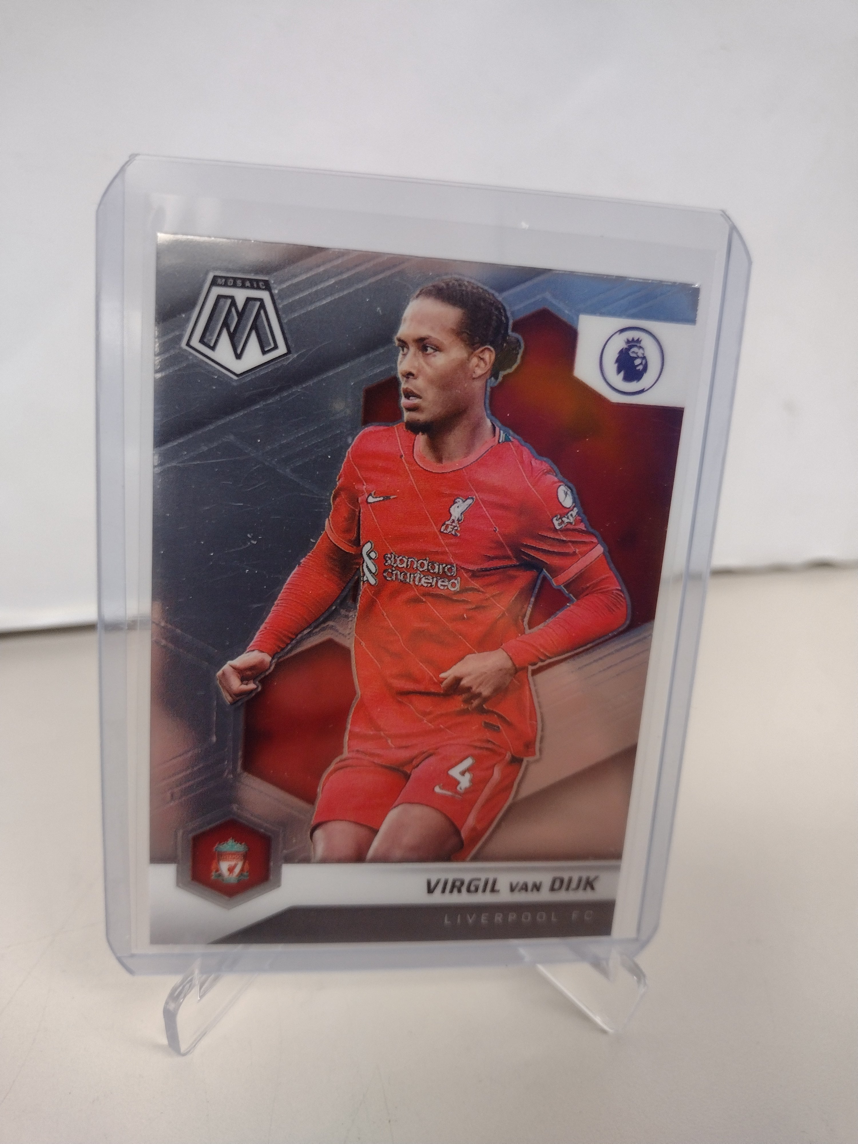 Virgil Van Dijk Liverpool FC Panini Mosaic Premier League 2021-22 #180 –  Strictly Soccer Shoppe