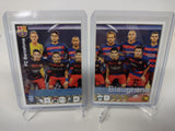 2015 FIFA 365 Stickers FC Barcelona Team Messi Suarez Neymar Jr. #357 #358