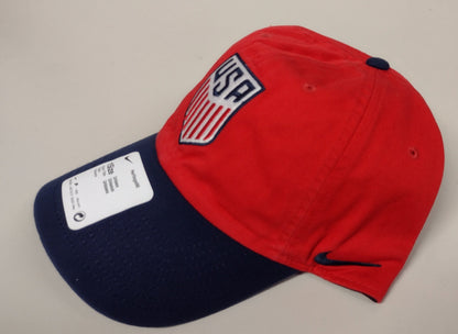 Nike USA Soccer Campus Hat Red Navy Blue