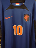 Nike Netherlands Away Long-Sleeve Dennis Bergkamp #10 Jersey 22/23