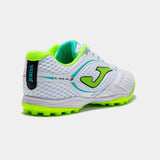 Joma Liga 5 Adult Turf Soccer Shoes White Green