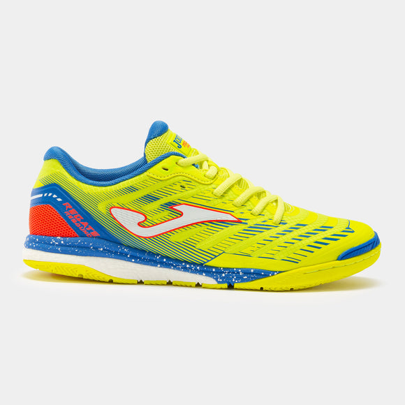 Joma Regate Rebound Indoor Soccer Shoes Yellow Blue