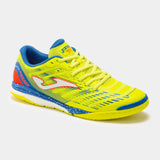 Joma Regate Rebound Indoor Soccer Shoes Yellow Blue