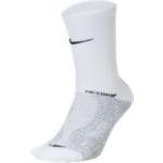 NikeGrip Strike Soccer Crew Socks White