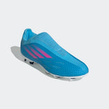 adidas X Speedflow.3 LL Laceless FG Soccer Cleats Sky Rush Pink