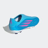 adidas X Speedflow.3 LL Laceless FG Soccer Cleats Sky Rush Pink