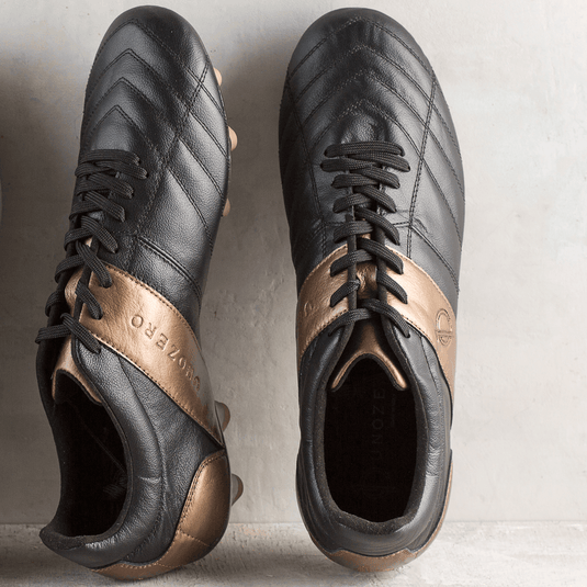 Unozero Modelo 1.0 Firm Ground Soccer Cleats Black Gold