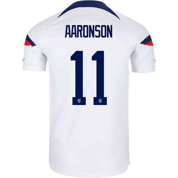 Nike USA World Cup 22 Home Brenden Aaronson #11 Jersey