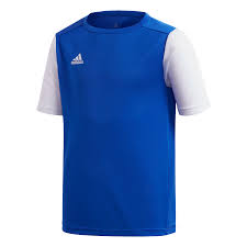 Load image into Gallery viewer, adidas Estro19 Youth Soccer Jersey Royal Blue
