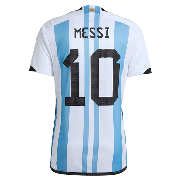 adidas Argentina Home Messi #10 World Cup 2022 Jersey
