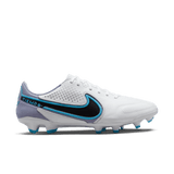 Nike Tiempo Legend 9 Pro FG Firm-Ground Soccer Cleat White Blue