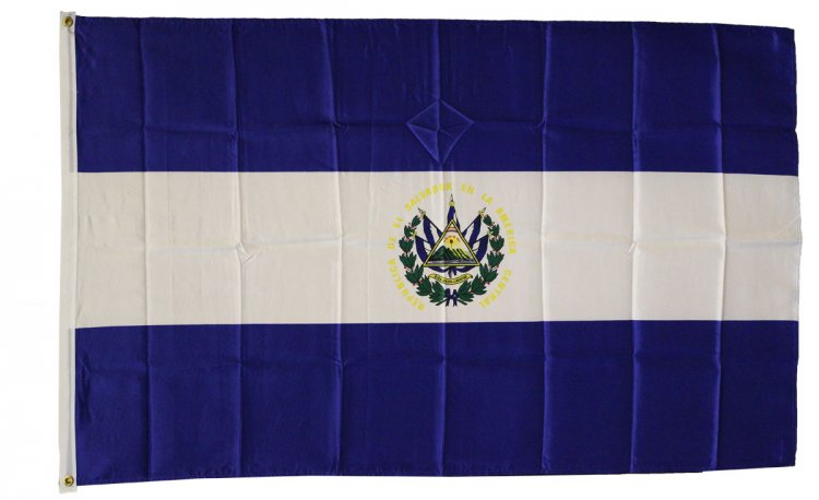 El Salvador - 3'X5' Polyester Flag (State)