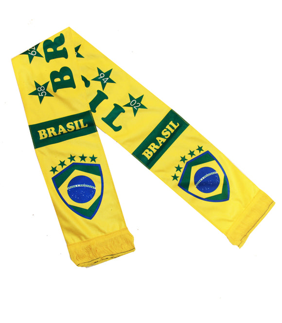 Brasil Fleece Lightweight Soccer Scarf