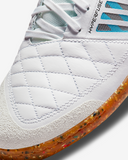 Nike Lunar Gato II Indoor Soccer Shoes - White/Blue/Lime