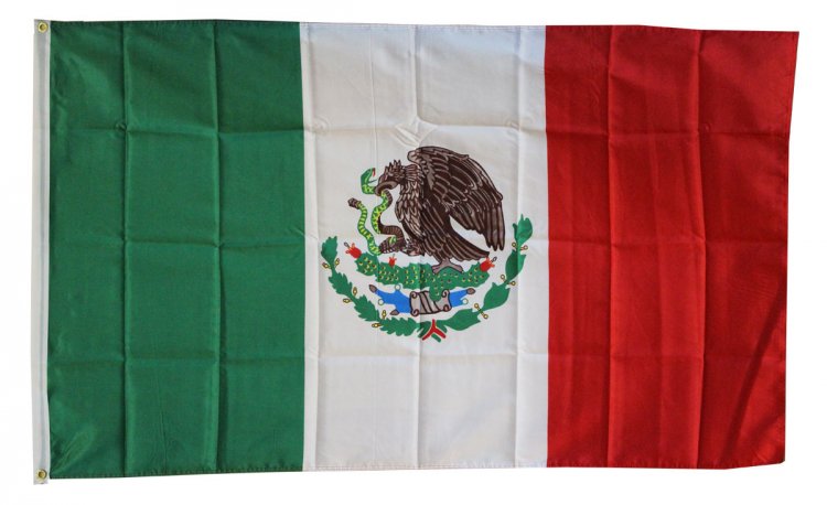 Mexico - 3'X5' Polyester Flag