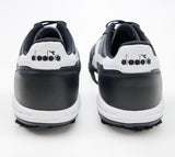 Diadora Calcetto LT Turf Soccer Shoe Black Premium Leather
