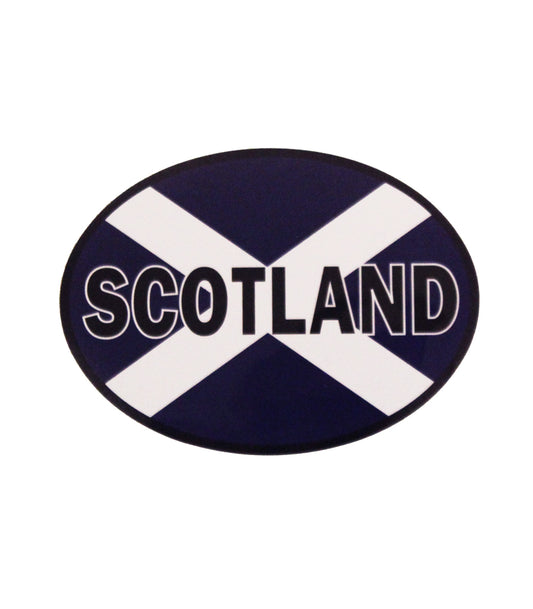Scotland Oval Decal