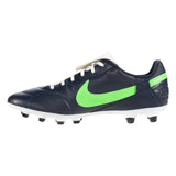 Nike Premier 3 FG Leather Soccer Cleats Navy Blue Green