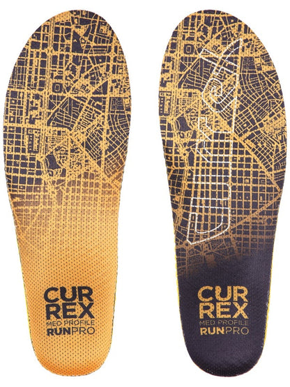 currex Runpro Performance Insoles Medium Profile Orange