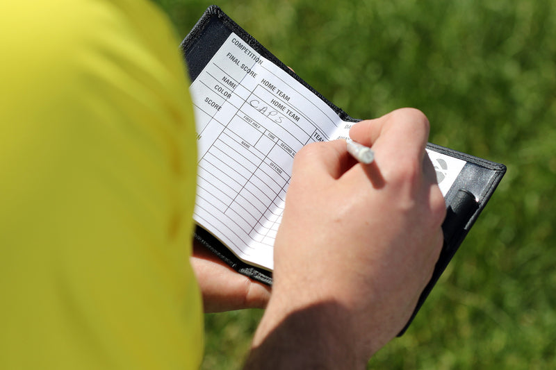 Load image into Gallery viewer, KwikGoal Soccer Referee Score Sheet
