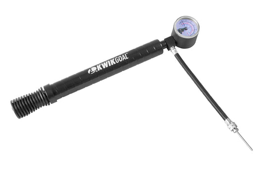 KwikGoal Premier Hand Pump Dual Action with Ball Pressure Gauge