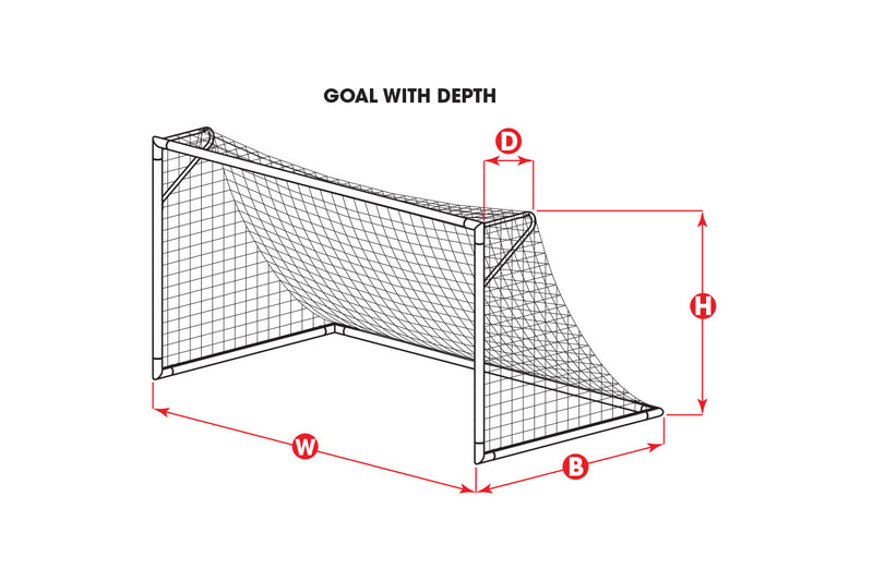 Load image into Gallery viewer, KwikGoal Soccer Net Full Size Solid Braid Knotless
